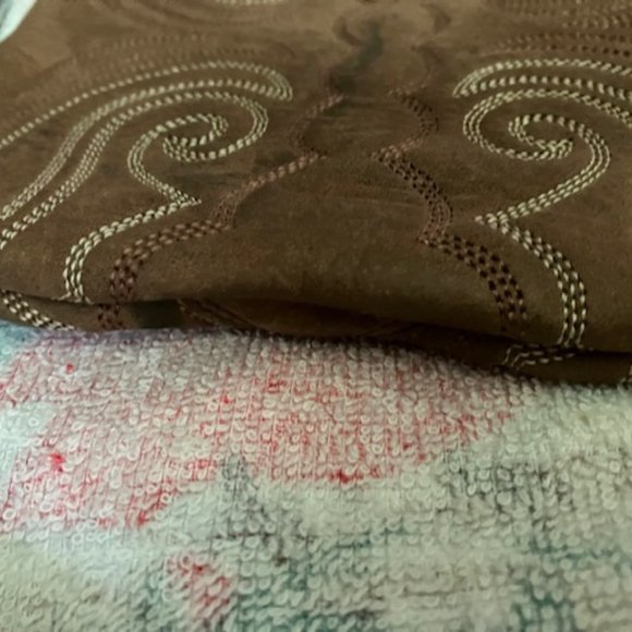 Unique Upcycled Cowboy Boot Purse W/Pink Quartz - Picture 8 of 12